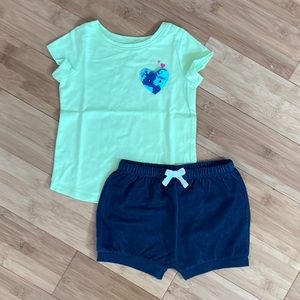 Jumping Bean Toddler Shirt/Shorts Set (18 months)